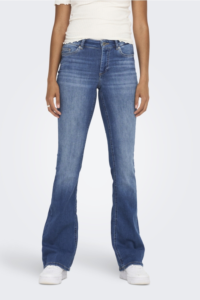 ONLBLUSH LIFE MID FLARED BB REA1319 15223514 Medium Blue Denim
